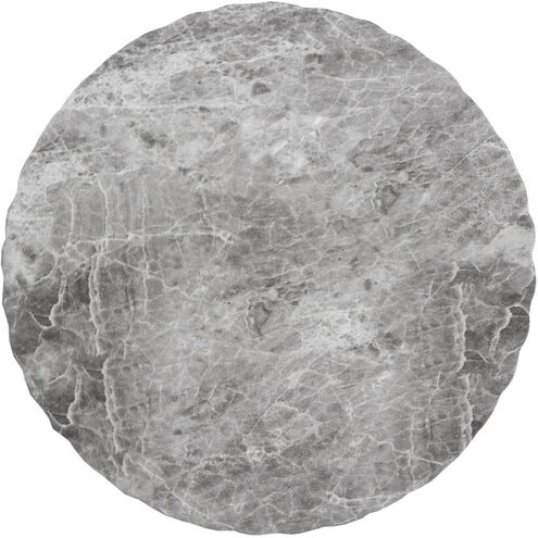 Cara 18.5 X 11.75 inch Marble Look / Grey Outdoor End Table